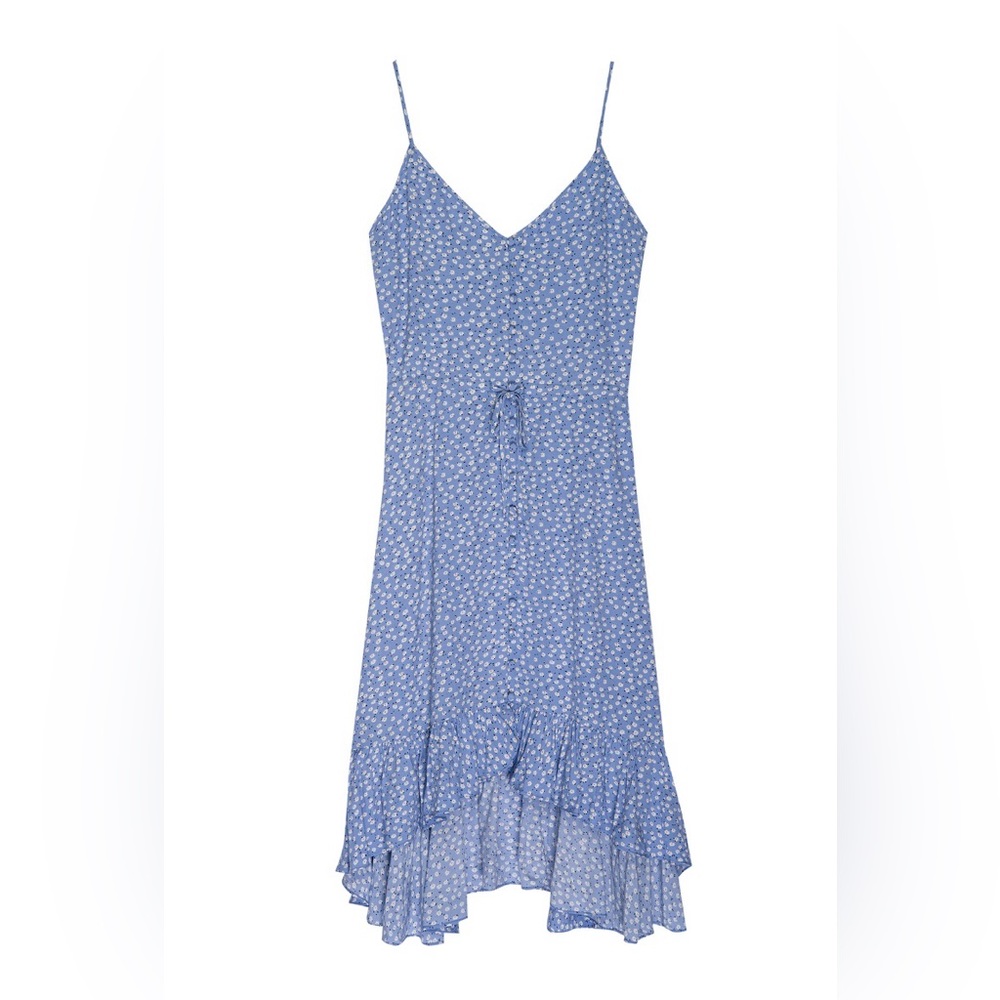 Rails Frida Midi Dress in Sky Blue Daisies